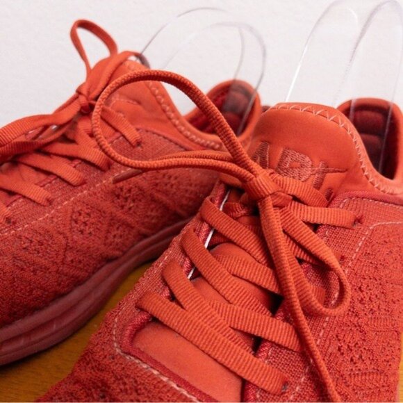 APL Techloom Phantom Womens Sneakers 8 Paprika Running Stretch Textile - Picture 7 of 8
